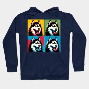 Siberian Husky Pop Art - Dog Lover Gifts Hoodie